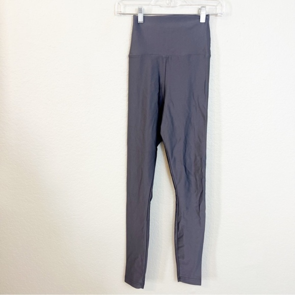 American Apparel Eggplant Sheen Leggings S